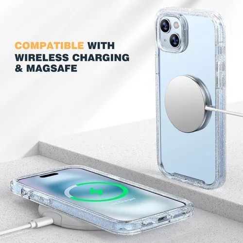 Miniatura 4 de Diaclara - Funda resistente de cuerpo completo con protector de pantalla sensible al tacto y antiarañazos, con protector de lente de cámara