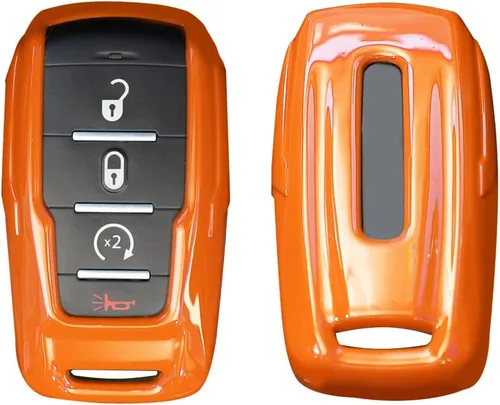 Miniatura 10 de RT-TCZ Funda para Llavero Estuche Cubierta Bolsa Porta Llaves Carcasa de Protección Accesorios para Dodge RAM 2018-2022, Morado