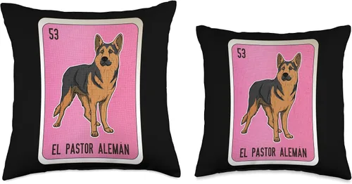 Miniatura 3 de El Pastor Aleman Mexican Slang Chicano Bingo Cards Throw Pillow