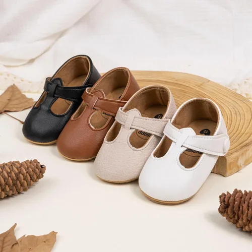 Miniatura 2 de Miamooi Zapatos de vestir de boda para bebés y niñas, zapatos de ballet con lazo de princesa Mary Jane, zapatos planos para primeros pasos, zapatos