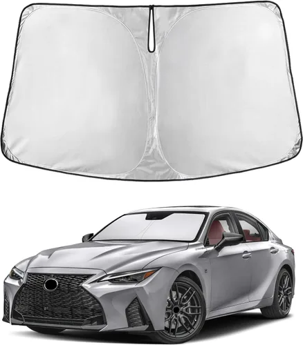 Miniatura 57 de Econour Parasol para parabrisas compatible con Honda Civic 2016-2021, protector de parasol plegable para ventana, bloquea los rayos UV y mantiene tu