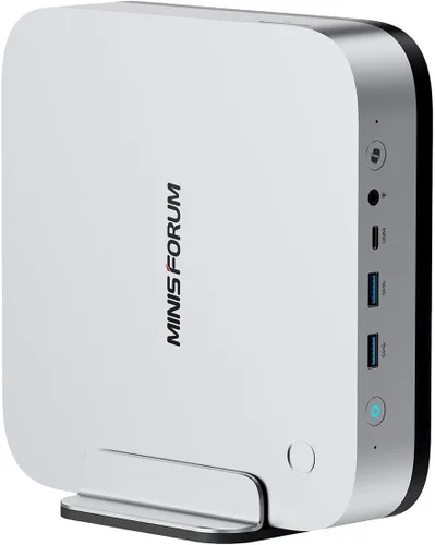 Miniatura 9 de MINISFORUM Mini PC X1-255 AMD Ryzen 7 255 Barebone con 2 ranuras DDR5 + 2 ranuras PCIe4.0 SSD Ranuras de computadora de escritorio, HDMI DP 2xUSB4