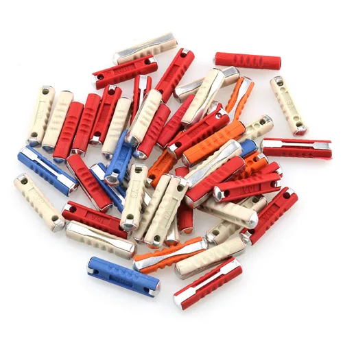 Miniatura 2 de DGZZI Fusible de coche 50 piezas 5A 8A 16A 25A Amp Fusibles automotrices europeos Torpedo Bullet Classic Fusibles para coche clásico