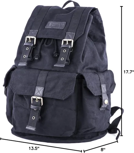 Miniatura 24 de Gootium 21101 - Mochila de lona gruesa de alta densidad