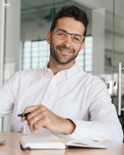 Miniatura 7 de JOLISU 3 lentes de luz azul para hombre, marco fino de metal con bloqueo de luz azul para hombre/mujer