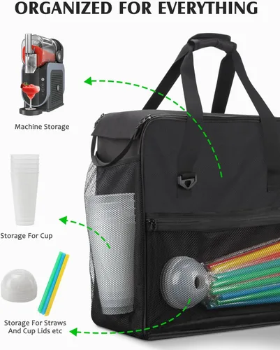 Miniatura 5 de Tiga Bolsa de transporte para máquina Ninja Slushie FS301 y FS300 - Funda para Ninja Slushie - Apertura lateral para un fácil acceso a tu máquina