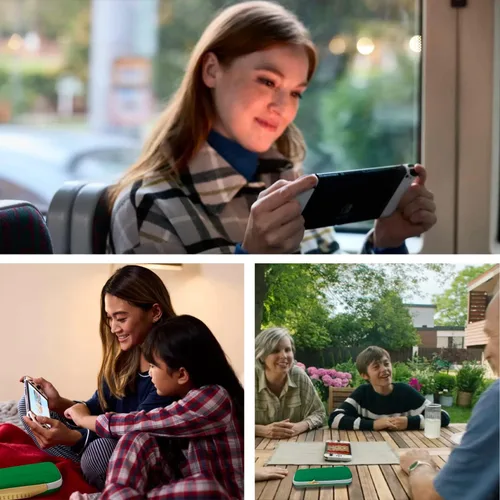 Miniatura 7 de Orzly Funda de transporte para consola Nintendo Switch OLED con accesorios y compartimento de almacenamiento para juegos, caja de regalo