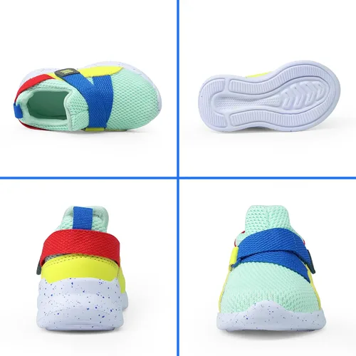Miniatura 6 de SKYWHEEL Zapatos deportivos para niños y niñas, sin cordones, anchos, informales, para caminar, correr, para niños pequeños