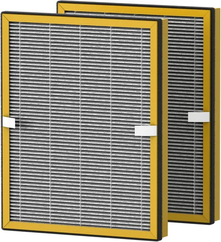 TT-AP002 - Filtro de repuesto True HEPA compatible con TaoTronics TT-AP002 y VAVA VA-EE008 Air Puri, filtro HEPA H13 con carbón activado, paquete de