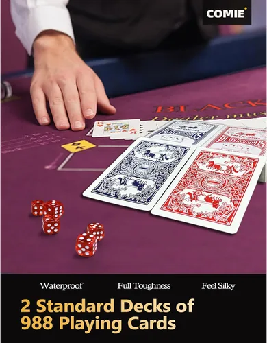 Miniatura 4 de Comie Fichas de Póquer con Números, Juego de 500 Fichas de Póquer con Estuche de Viaje de Aluminio, Juego de Póquer de 11.5 Gramos para Texas Holdem