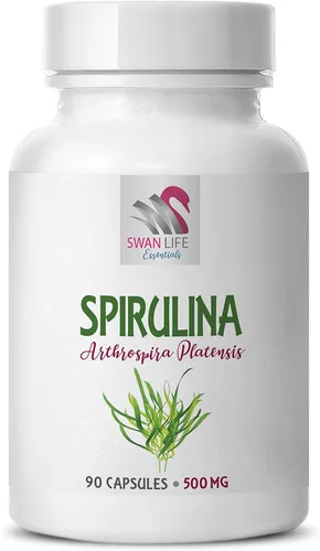 cápsulas de espirulina y chlorella - bits de energía espirulina chlorella tabletas - SPIRUILINA 500MG - tabletas de espirulina - espirulina y