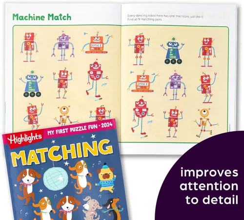 Miniatura 2 de Highlights for Children Mi Primer Puzzle Divertido 2024 - Libros de rompecabezas para niños de 3 a 6 años, conjunto de 4 libros de emparejamiento