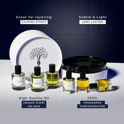 Miniatura 4 de Eternal perfume oils Set de regalo de 6 piezas exquisitas fragancias inspiradas en fragancias icónicas perfumes de larga duración para mujeres
