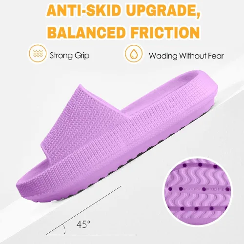 Miniatura 3 de Sandalias de nube para niños, niñas, niños, pantuflas de ducha y baño, cómodas pantuflas antideslizantes de suela gruesa para verano, zapatos