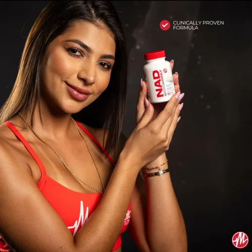 Miniatura 3 de Metabolic Nutrition NAD MAX Plus+ 450 mg de NAD + fenogreco, quercetina, resveratrol y extracto de Fo-ti para rejuvenecimiento celular