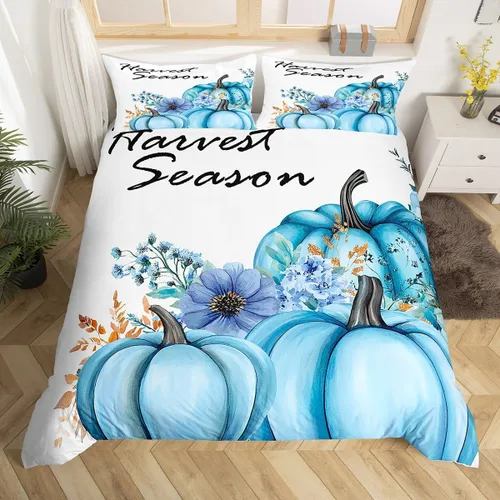 Miniatura 27 de Happy Camping - Juego de funda de edredón tamaño Queen, con temática de caravana de dibujos animados, estilo rústico, estilo granja, juego de ropa