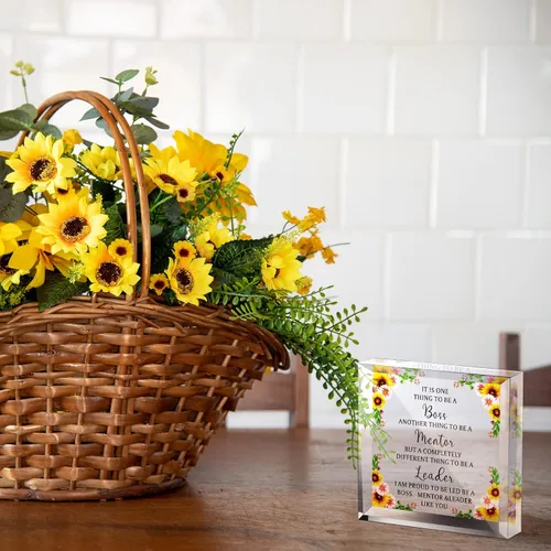 Miniatura 4 de Blulu Regalos de jefa para mujer, citas inspiradoras, regalos de oficina para mujeres, decoración de oficina de mentor, recuerdo de Navidad