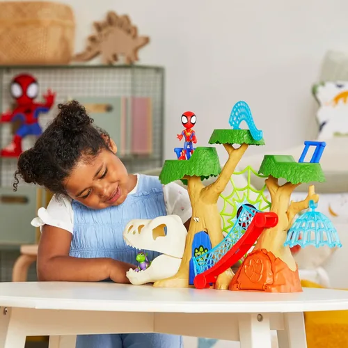 Miniatura 2 de Spidey and HIS Amazing Friends Marvel Dino-Webs Treehouse Super Hero Playset