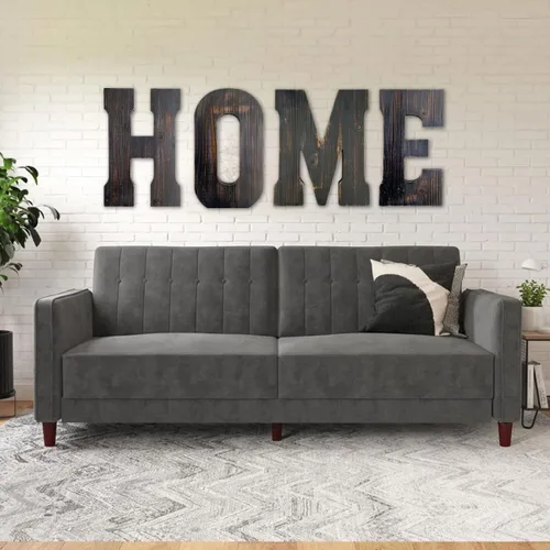 Miniatura 3 de ABELOTS Arte de pared con letras grandes para sala de estar, baño, dormitorio y decoración del hogar, letras rústicas de granja para apellidos