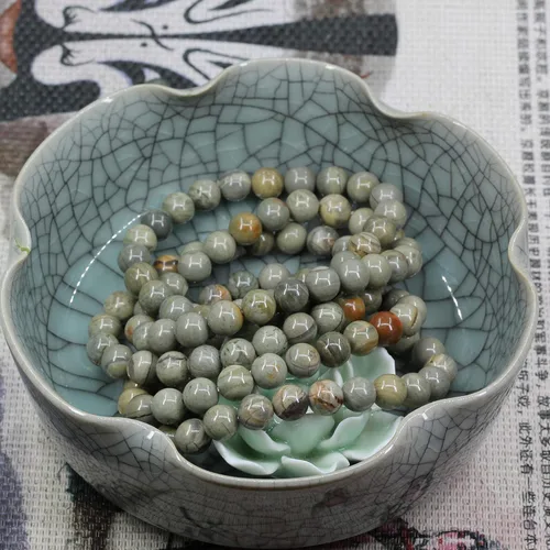 Miniatura 53 de Amandastone Pulsera elástica de cuentas redondas de 0.315 in con piedras preciosas naturales de 7 pulgadas