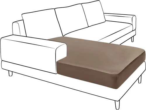 Miniatura 69 de Yates Home Funda de cojín de piel sintética para sofá, impermeable, elástica, para asiento de caravana, sofá biplaza, protector de muebles, funda