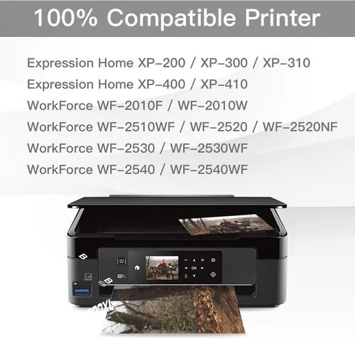 Miniatura 2 de BeOne Cartuchos de tinta remanufacturados compatibles con 200XL T200XL para impresora Expression Home XP-200 XP-300 XP-310 XP-400 XP-410 Workforce