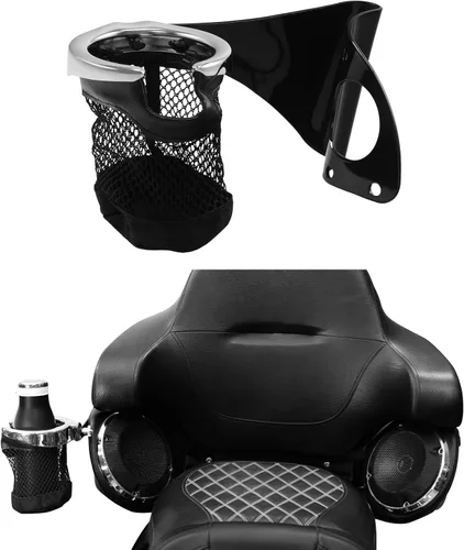 Miniatura 7 de XMT-MOTO King Tour Trunk - Soporte para vasos de bebidas para Harley Davidson 2014-2025 Touring Electra Glide Road Glide