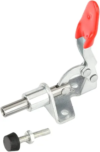 Miniatura 19 de Utoolmart Abrazadera de palanca ajustable, botón de liberación rápida, abrazadera de palanca de acción de empuje de tracción de 99 libras