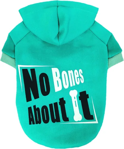 Miniatura 4 de Jecikelon Sudaderas con capucha para perros de invierno con estampado, ropa cálida para perros pequeños, abrigo de chihuahua, ropa para cachorros