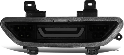 DNA MOTORING 3BL-FM15-3D-LED-BK-SM - Tercera luz de freno LED de montaje alto con carcasa negra [compatible con Ford Mustang 15-18]