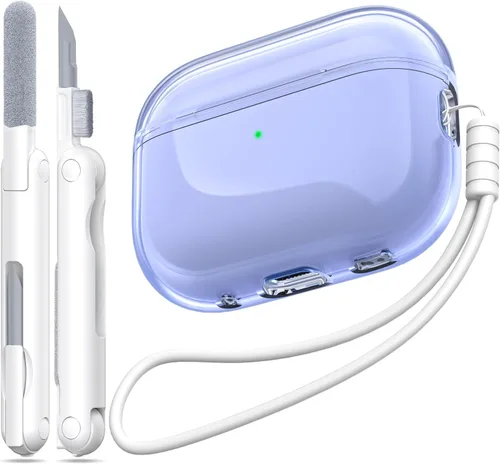 Miniatura 10 de Funda para Estuche de Airpods Pro de 2ª/1ª Generación, Compatible con Estuche de Airpods Pro de 2ª Gen Puerto de Carga USB C, Funda Suave