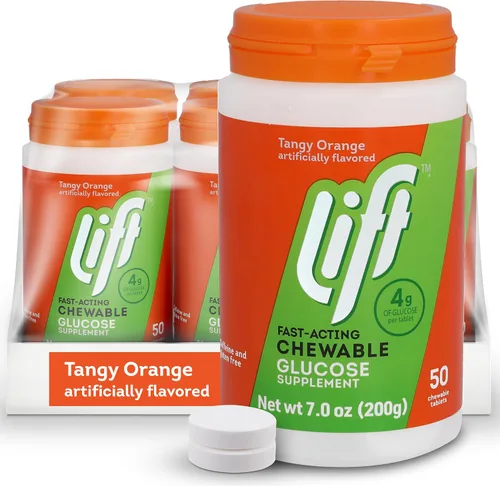 Miniatura 15 de Lift Glucosa, tabletas energéticas masticables de glucosa de acción rápida, arándano, tubo de 10 unidades (paquete de 12)