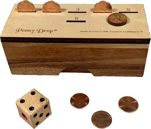 Miniatura 2 de Creative Crafthouse Penny Drop Tamaño Mediano de Juego Familiar Divertido o de Bar