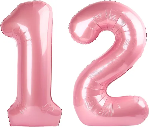 Miniatura 83 de Globos de números de 5 globos de 40 pulgadas, decoraciones de cumpleaños azules para niños y niñas, globos de números azul marino grandes