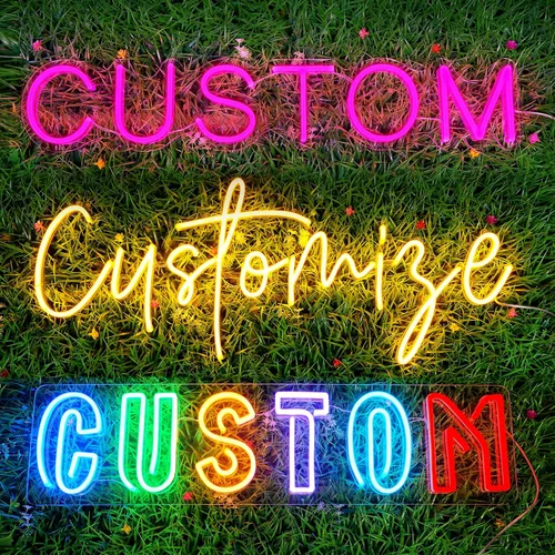 Letreros de neón personalizables para la habitación de las niñas y de los niños, guarderías, dormitorios infantiles o guaridas, letrero con nombre,