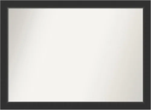 Miniatura 247 de Amanti Art Espejo personalizado, espejo de baño negro Astor, espejo de pared o espejo de tocador de baño sobre el fregadero (25 x 25 pulgadas)