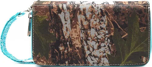 Miniatura 5 de Camuflaje Estilo Occidental Totes Bolso Floral Tachonado Bolso de Cuero Tooled Bolso de Cuero de las Mujeres del País Bolsa de Hombro Cremallera