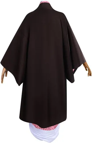 Miniatura 5 de Disfraz de anime para cosplay de Kochou, traje con kimono, uniforme completo con peluca Rosa