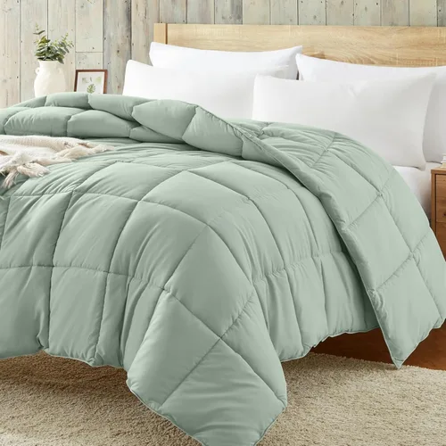 Miniatura 16 de Homelike Moment Edredón tamaño King – Inserto de edredón púrpura, relleno alternativo de plumón, cama tamaño King, ropa de cama ligera, acolchada