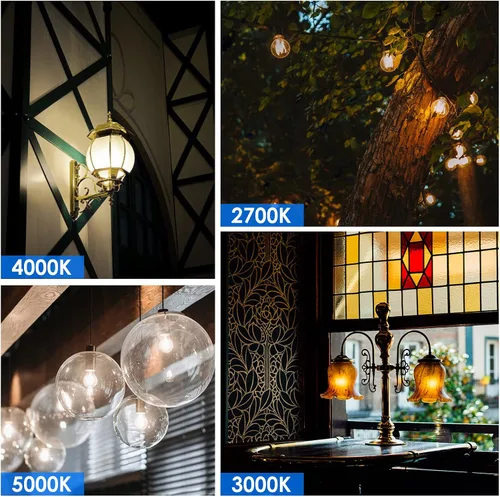 Miniatura 4 de Energetic - Bombilla LED G16.5 regulable E12 de 60 W, 500 lúmenes, bombilla de candelabro para candelabros, ventilador de techo, tocador, luz diurna