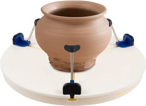 Máquina de cerámica portátil con abrazadera giratoria para cerámica, herramienta de reparación de arte de cerámica, abrazadera ajustable para