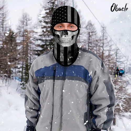 Miniatura 15 de Obacle Pasamontañas para hombres y mujeres, para invierno, clima frío, esquí, ciclismo, caza