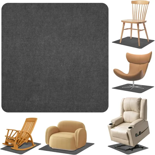 Almohadillas reclinables para suelos de madera dura, pinzas reclinables antideslizantes, almohadillas para muebles para alfombras, tapete Gris