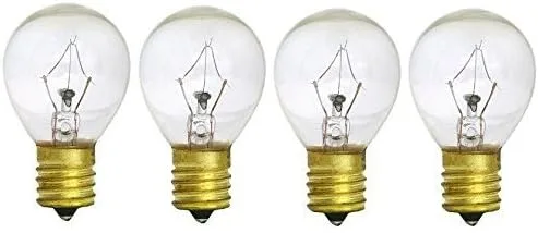 Bombillas de repuesto para lámparas de lava Lava Lite 5025-6 de 25 vatios y 14.5 pulgadas, 4 bombillas