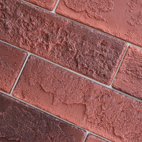 Miniatura 7 de 100 azulejos de pared de ladrillo sintético gris vintage, chapas de ladrillo fino 3D para dormitorio, baño, cocina, chimenea y paneles de pared