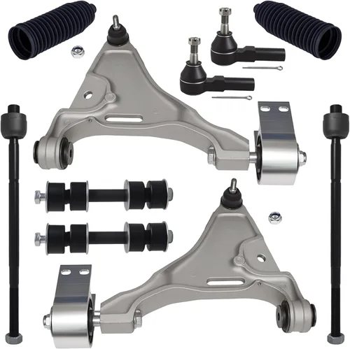 Miniatura 10 de TUCAREST 2 piezas K80354 K80355 izquierdo derecho delantero inferior brazo de control y rótula conjunto compatible con Bu-ick Lucerna 2006 2007 2008