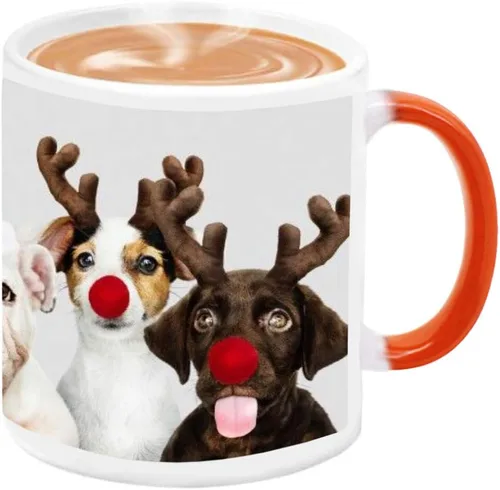 Miniatura 2 de Queena Taza personalizada con foto sensible al calor, taza de café personalizada mágica que cambia de color para añadir foto con logo en tazas