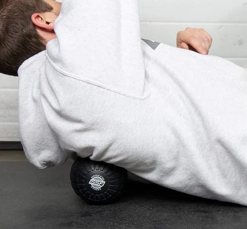 Miniatura 3 de SERIOUS STEEL FITNESS Bola de masaje de espuma de 5 pulgadas, herramienta de liberación de nudo muscular de tejido profundo, espalda, piernas, Bola