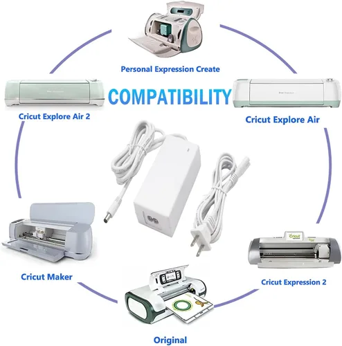 Miniatura 2 de Adaptador de corriente de 18 V compatible con Cricut Explore air 2/Expression 2/Maker/Explore/Explore Air/Explore