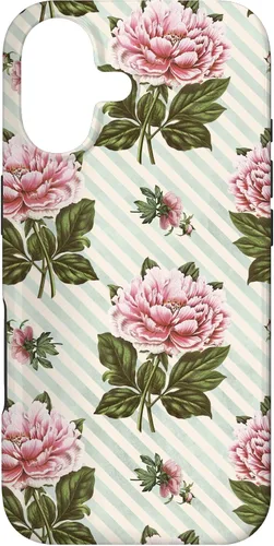 Cottagecore | Peony Flower Garden Pink Antique Rose Pattern Case for iPhone 17